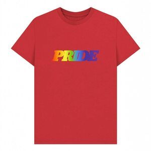 Apoh Unisex Adult Pride Slogan T-Shirt / Red